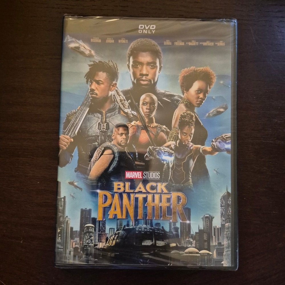 Marvel Studios Black Panther DVD 2018 Widescreen Movie‎ Sealed Chadwick Boseman